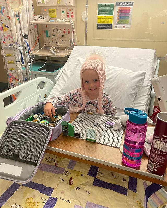 Lara, who was supported by music therapy at Westmead